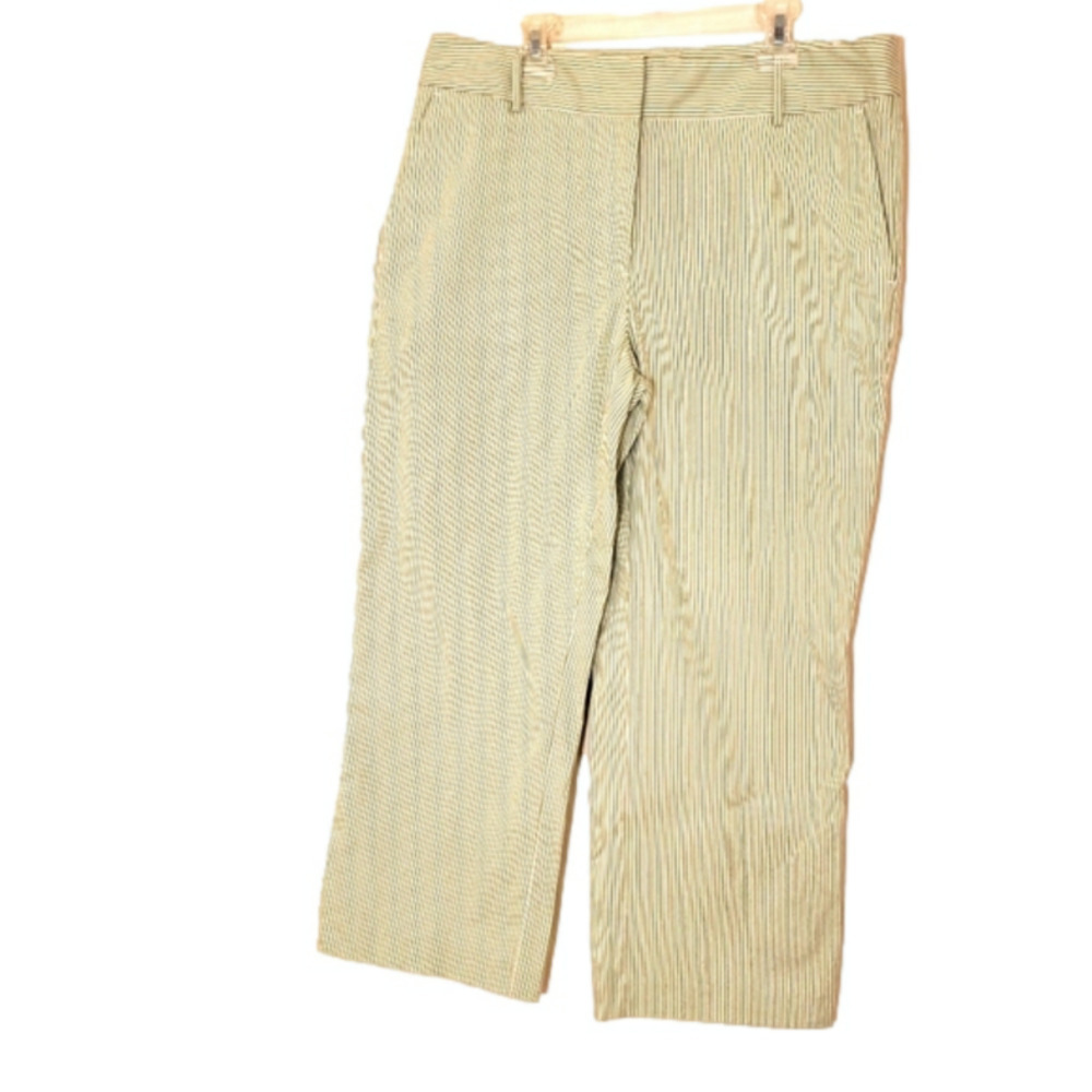 Villager Green with White Pinstriped Pants Size 12.